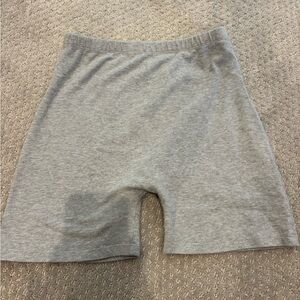 Brandy Grey Knit Bike Shorts